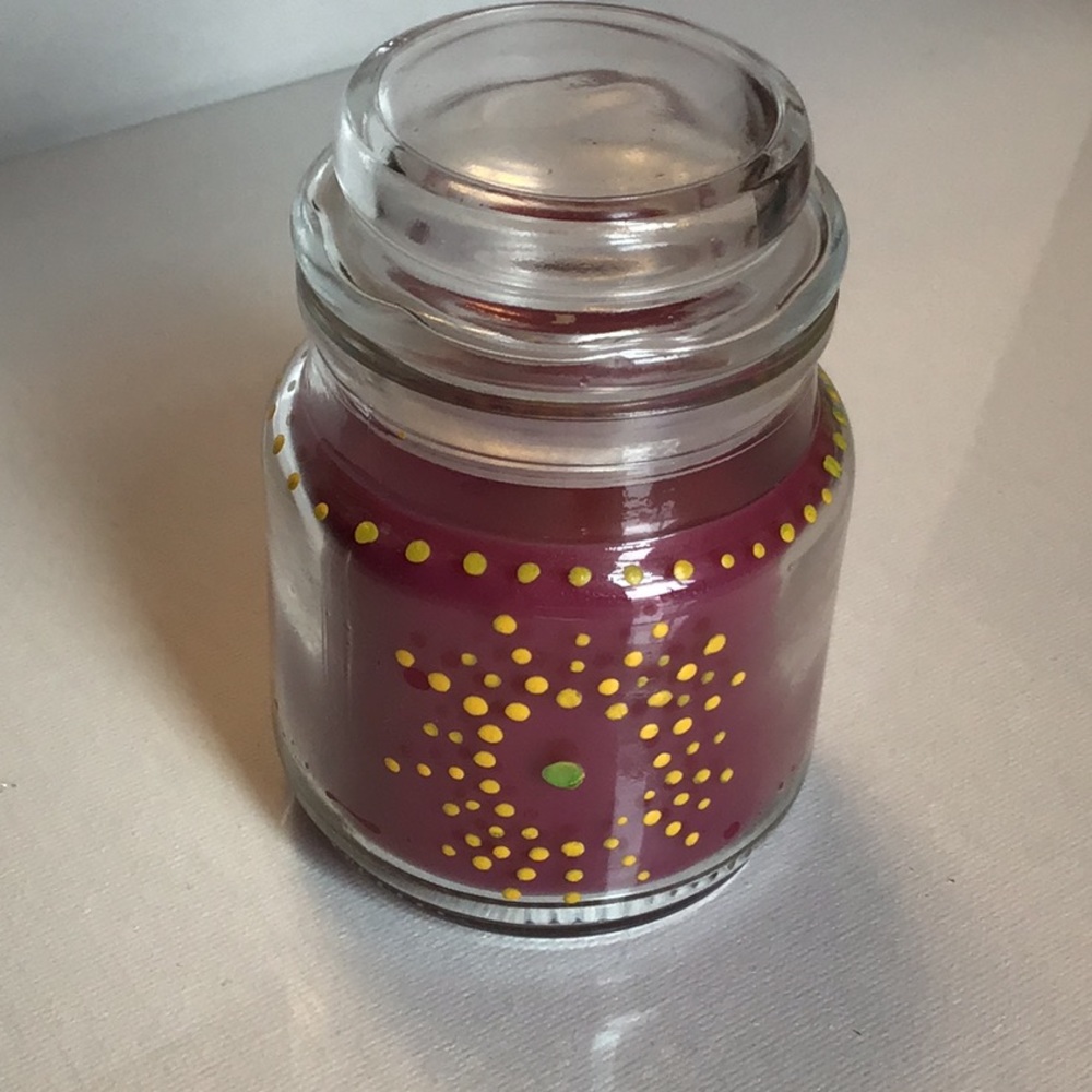Candle Set Glass Jar/Scented - Picture 2 of 6